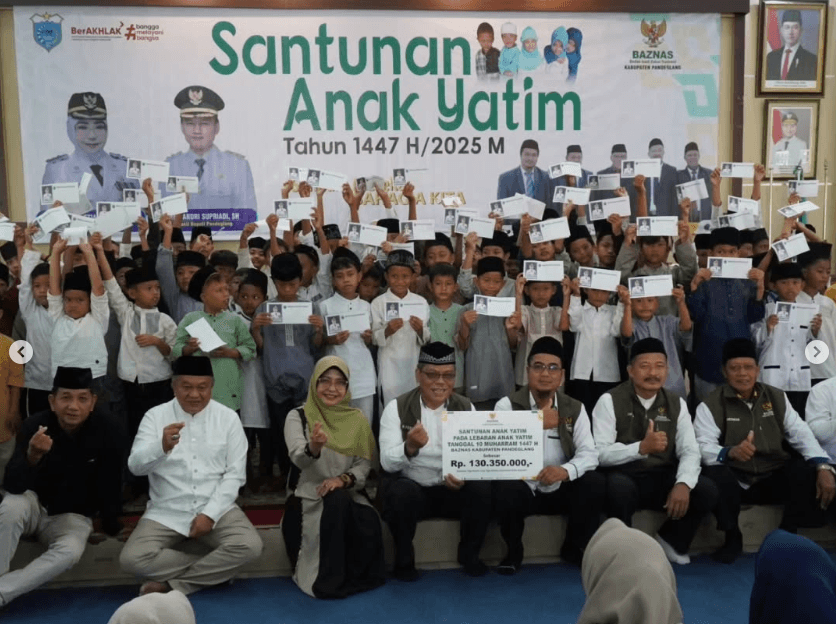 Bupati Pandeglang Berikan Santunan 10 Muharam kepada 320 Anak Yatim