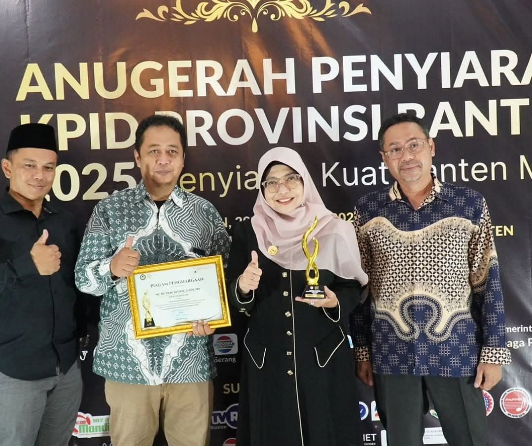  Pemerintah Kabupaten Pandeglang meraih penghargaan dari Komisi Penyiaran Indonesia Daerah (KPID) Provinsi Banten dalam ajang Anugerah Penyiaran KPID Banten Tahun 2025.